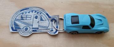 ITH - Stickdatei Schlüsselanhänger Wohnwagen